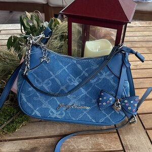 Juicy couture jean bow crossbody and tote bag
